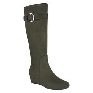 Impo Women's Gelsey Textile Manmade Knee-High Boots, Green Size 10M